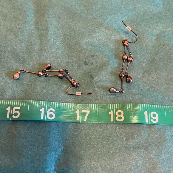 Silver Earring Set of 6 mixed material set. Receive all six pair in purchase. - Picture 5 of 7